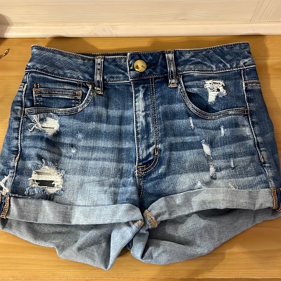 American Eagle Super Stretch Denim Shorts - Picture 1 of 3